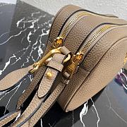 Prada Leather Cross-Body Bag Beige 1BH082 22x15x9cm - 5