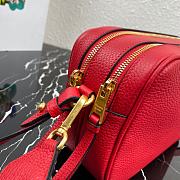 Prada Leather Cross-Body Bag Red 1BH082 22x15x9cm - 2