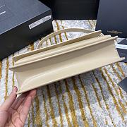 Ysl Medium Sunset Satchel Leather Light Beige 634723 25x18x5cm - 2
