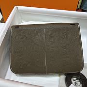 Hermes Halzan 25 Bag Olive Green H082027 25cm - 3