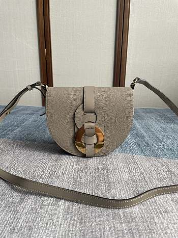 Chloe Darryl Shoulder Bag Gray 19x20x7cm