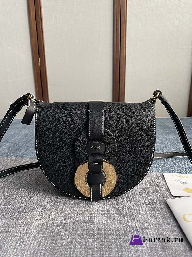 Chloe Darryl Shoulder Bag Black 19x20x7cm - 1