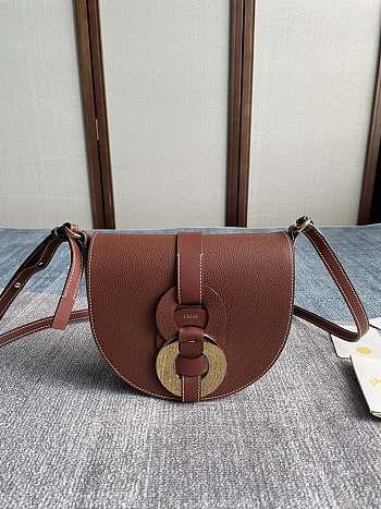 Chloe Darryl Shoulder Bag Warm Brown 19x20x7cm