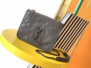 Ysl Niki Chain Wallet Dark Gray 583103 19x15x6cm - 1