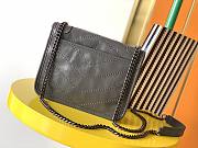 Ysl Niki Chain Wallet Dark Gray 583103 19x15x6cm - 3