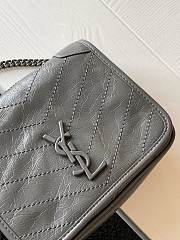 Ysl Niki Chain Wallet Dark Gray 583103 19x15x6cm - 2