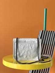 Ysl Niki Chain Wallet White 583103 19x15x6cm - 4