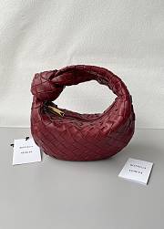 Bottega Veneta Mini Jodie Burgundy 651876 23x15x5cm - 1