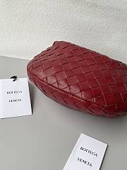 Bottega Veneta Mini Jodie Burgundy 651876 23x15x5cm - 6