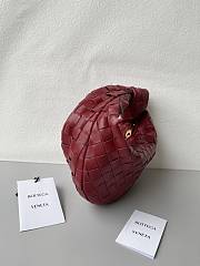 Bottega Veneta Mini Jodie Burgundy 651876 23x15x5cm - 4