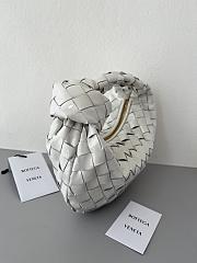 Bottega Veneta Mini Jodie White 651876 23x15x5cm - 6