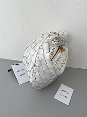 Bottega Veneta Mini Jodie White 651876 23x15x5cm - 5