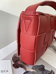 Bottega Veneta Cassette Red 578004 23x15x6cm - 3