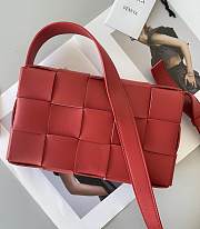 Bottega Veneta Cassette Red 578004 23x15x6cm - 5
