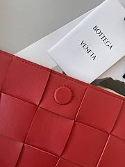 Bottega Veneta Cassette Red 578004 23x15x6cm - 6