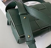 Bottega Veneta Cassette Forest Green 578004 23x15x6cm - 6