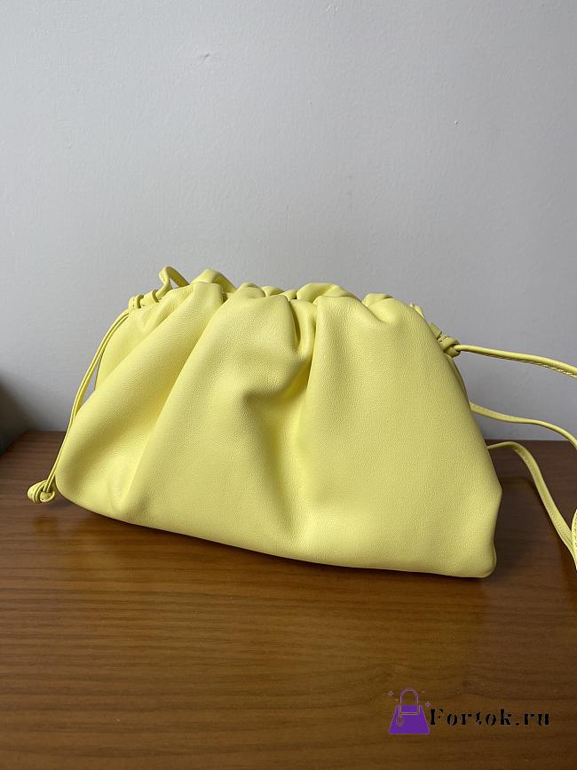 Bottega Veneta Mini Pouch Yellow 585852 22x12X7cm  - 1