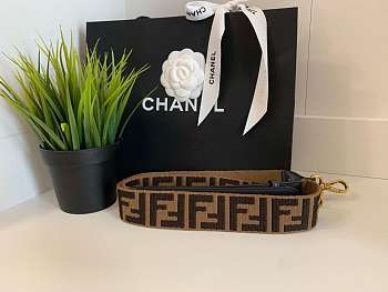 Fendi FF Strap Brown 110cm