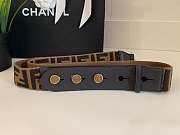Fendi FF Strap Brown 110cm - 4