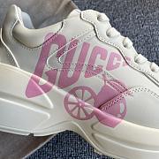Gucci Women's Rhyton 'Lemon Gucci' Sneaker 684900  - 2