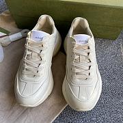 Gucci Women's Rhyton 'Lemon Gucci' Sneaker 684900  - 4