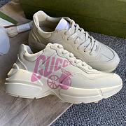 Gucci Women's Rhyton 'Lemon Gucci' Sneaker 684900  - 5