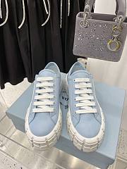 Prada Double Wheel Sneakers Blue - 6