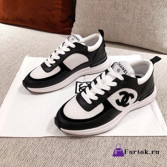 Chanel Sneakers Black/White - 1