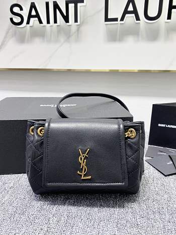 Ysl Mini Nolita Black 6727381 18x13x6cm