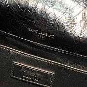 Ysl Baby Niki In Grained Leather Black 22x16.5x12cm - 4