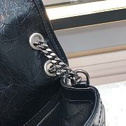 Ysl Baby Niki In Grained Leather Black 22x16.5x12cm - 3