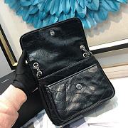 Ysl Baby Niki In Grained Leather Black 22x16.5x12cm - 2