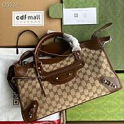 Gucci Medium Hacker Neo Classic Bag Beige 681695 38x14x24cm - 1