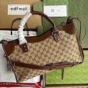 Gucci Medium Hacker Neo Classic Bag Beige 681695 38x14x24cm - 6