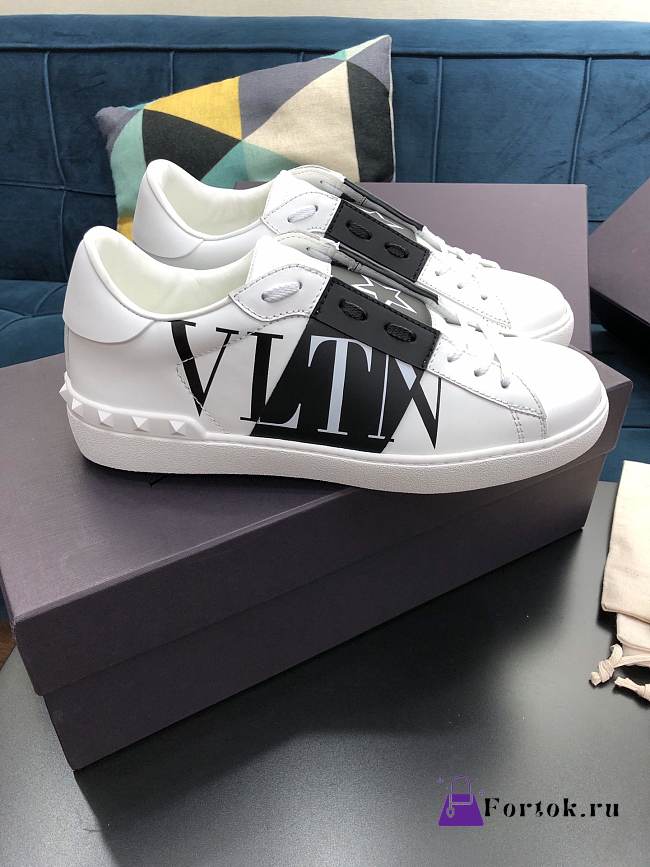 Valentino Open Sneaker White/Black  - 1