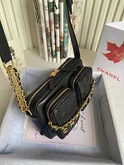 Chanel Camera Bag Black AS2923 20.5cm - 6