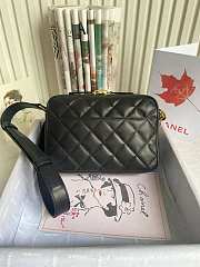 Chanel Camera Bag Black AS2923 20.5cm - 2