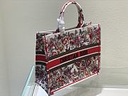 Dior Book Tote Multicolor ButterflyEmbroidery M1286 41cm - 6