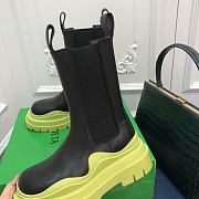 Bottega Veneta Tire two-tone Boots Light Green - 5