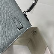 Hermes Kelly 25 Light Gray 25x10.5x18.5cm - 3