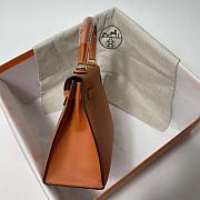 Hermes Kelly 25 Orange 25x10.5x18.5cm - 3