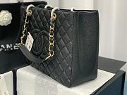 Chanel Shopping Bag In Grained Leather Black A50995 24x33x13cm - 2