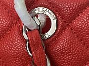 Chanel Shopping Bag In Grained Leather Red A50995 24x33x13cm - 2