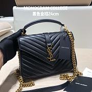 YSL MONOGRAM College Black 2508 24cm - 1