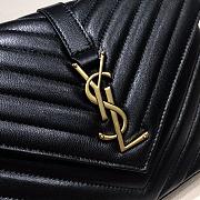 YSL MONOGRAM College Black 2508 24cm - 6