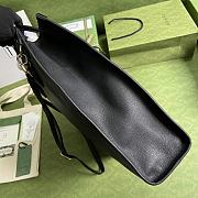 Gucci Large Tote With Gucci Logo Black 674850 36.5x38.5x15cm - 5