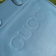Gucci Large Tote With Gucci Logo Blue 674850 36.5x38.5x15cm - 4
