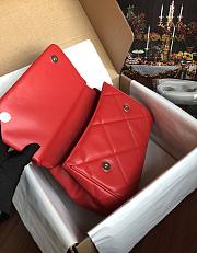 Dolce&Gabbana Medium Sicily Bag In Quilted Red 25cm - 5