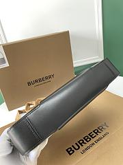 Burberry TB Shoulder Bag Leather Black 28x5x14cm - 5