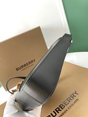 Burberry TB Shoulder Bag Leather Black 28x5x14cm - 3
